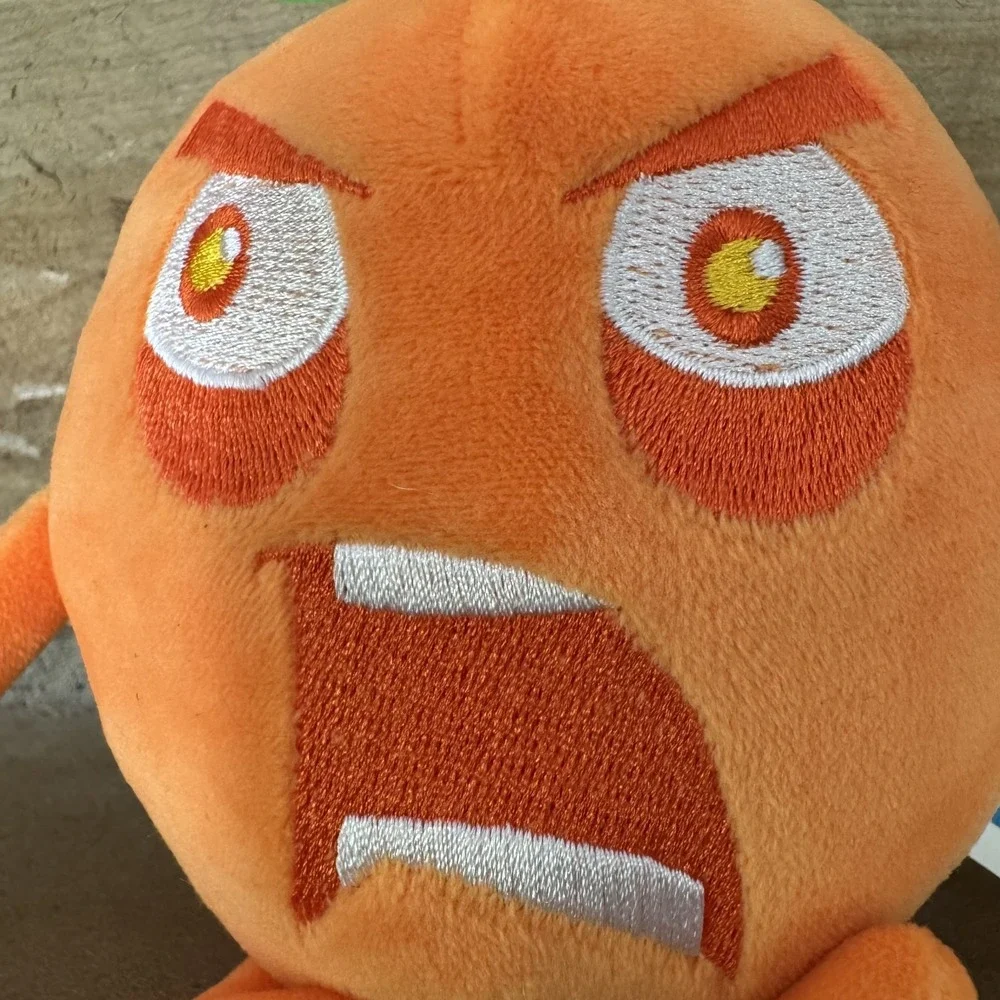 Qumulo Advertising Orange Plush Grumpquat Stuffed Animal